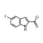 CAS#: 79112-09-7, 5-Fluoro-1H-indole-2-carbonyl chloride