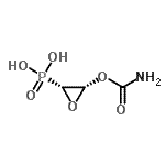 CAS#: 791523-96-1, [(2R,3R)-3-(Carbamoyloxy)-2-oxiranyl]phosphonic acid