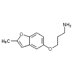 CAS#: 791527-28-1, 3-[(2-Methyl-1-benzofuran-5-yl)oxy]-1-propanamine