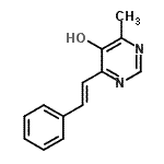 CAS#: 791539-01-0, 4-Methyl-6-[(E)-2-phenylvinyl]-5-pyrimidinol