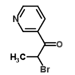 CAS 登录号：79156-08-4， 2-溴-1-(3-吡啶基)-1-丙酮