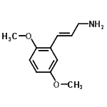 CAS 登录号：791563-64-9， (2E)-3-(2,5-二甲氧基苯基)-2-丙烯-1-胺