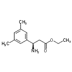 CAS 登录号：791586-55-5， 乙基(3R)-3-氨基-3-(3,5-二甲基苯基)丙酸酯