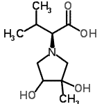 CAS#: 791611-50-2, (2S)-2-(3,4-Dihydroxy-3-methyl-1-pyrrolidinyl)-3-methylbutanoic acid