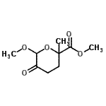 CAS#: 791612-76-5, Methyl 6-methoxy-2-methyl-5-oxotetrahydro-2H-pyran-2-carboxylate