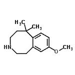 CAS#: 791724-98-6, 9-Methoxy-6,6-dimethyl-1,2,3,4,5,6-hexahydro-3-benzazocine