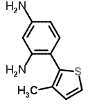 CAS#: 791776-14-2, 4-(3-Methyl-2-thienyl)-1,3-benzenediamine