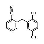 CAS#: 791821-94-8, 2-(2-Hydroxy-5-methylbenzyl)benzonitrile