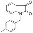 CAS 登录号：79183-26-9， 1-(4-甲基苄基)-1H-吲哚-2,3-二酮