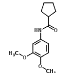CAS#: 791841-30-0, N-(3,4-Dimethoxyphenyl)cyclopentanecarboxamide