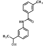 CAS 登录号：791841-96-8， N-[3-(1-羟基乙基)苯基]-3-甲基苯甲酰胺