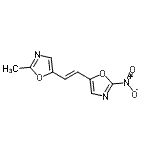 CAS#: 791853-13-9, 2-Methyl-5-[(E)-2-(2-nitro-1,3-oxazol-5-yl)vinyl]-1,3-oxazole