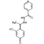 CAS#: 792-38-1, N'-[1-(2-Hydroxy-4-oxo-2,5-cyclohexadien-1-ylidene)ethyl]isonicotinohydrazide