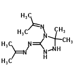CAS#: 792159-94-5, N-[3-(2-Isopropylidenehydrazino)-5,5-dimethyl-1,5-dihydro-4H-1,2,4-triazol-4-yl]-2-propanimine