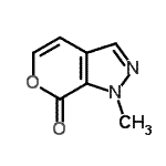 CAS#: 79229-60-0, 1-Methylpyrano[3,4-c]pyrazol-7(1H)-one
