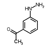 CAS 登录号：79266-25-4， 1-(3-肼基苯基)乙酮