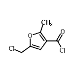 CAS 登录号：79347-67-4， 5-(氯甲基)-2-甲基-3-糠酰氯