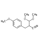 CAS#: 79348-01-9, 3,3-Dimethoxy-2-(4-methoxybenzyl)propanenitrile