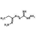 CAS 登录号：79357-39-4， (E)-2-[(1E)-丙烷亚肼基]二氮烯亚胺代甲酰肼