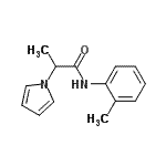 CAS 登录号：793605-60-4， N-(2-甲基苯基)-2-(1H-吡咯-1-基)丙酰胺