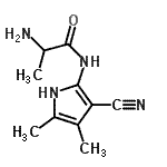 CAS 登录号：793619-30-4， N-(3-氰基-4,5-二甲基-1H-吡咯-2-基)丙氨酰胺