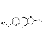 CAS#: 793654-37-2, (2R,3R)-2-(4-Methoxybenzyl)-3-methyl-3,4-dihydro-2H-pyrrol-5-amine