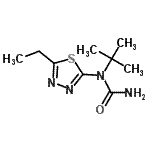 CAS 登录号：793677-90-4， 1-(5-乙基-1,3,4-噻二唑-2-基)-1-(2-甲基-2-丙基)脲
