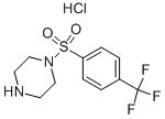CAS 登录号：793679-07-9， 1-(4-三氟甲基-苯磺酰基)-哌嗪盐酸盐