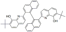 CAS#: 793695-09-7, 2,2'-(1,1'-Binaphthyl-2,2'-Diyl)Bis(7-Tert-Butylquinolin-8-Ol)