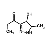 CAS#: 79370-38-0, 1-(4,5-Dimethyl-4,5-dihydro-1H-pyrazol-3-yl)-1-propanone