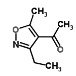 CAS#: 79379-86-5, 1-(3-Ethyl-5-methyl-1,2-oxazol-4-yl)ethanone