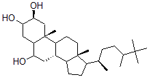 CAS#: 79405-68-8, (2S,8S,10R,13R)-10,13-Dimethyl-17-[(2R)-5,6,6-Trimethylheptan-2-Yl]-2,3,4,5,6,7,8,9,11,12,14,15,16,17-Tetradecahydro-1H-Cyclopenta[a]Phenanthrene-2,3,6-Triol
