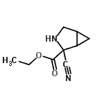 CAS#: 79444-39-6, Ethyl 2-cyano-3-azabicyclo[3.1.0]hexane-2-carboxylate