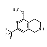 CAS 登录号：794461-83-9， 5-甲氧基-7-(三氟甲基)-1,2,3,4-四氢-2,6-萘啶