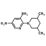 CAS 登录号：794471-60-6， 2-(3,5-二甲基-1-哌啶基)-3,5-吡啶二胺