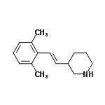 CAS#: 794472-42-7, 3-[(E)-2-(2,6-Dimethylphenyl)vinyl]piperidine