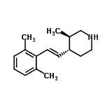 CAS#: 794472-45-0, (3R,4R)-4-[(E)-2-(2,6-Dimethylphenyl)vinyl]-3-methylpiperidine