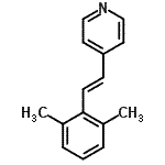 CAS#: 794473-27-1, 4-[(E)-2-(2,6-Dimethylphenyl)vinyl]pyridine