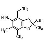 CAS#: 794500-87-1, 4-(aminomethyl)-2,2,6,7-tetramethyl-3H-benzofuran-5-amine