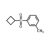 CAS 登录号：794533-28-1， 1-(环丁基磺酰基)-3-甲基苯
