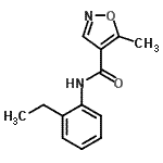 CAS#: 794549-48-7, N-(2-Ethylphenyl)-5-methyl-1,2-oxazole-4-carboxamide