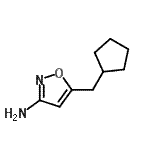 CAS#: 794566-73-7, 5-(cyclopentylmethyl)isoxazol-3-amine