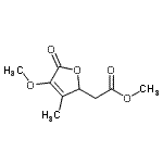 CAS#: 794567-90-1, methyl 2-(4-methoxy-3-methyl-5-oxo-2H-furan-2-yl)acetate