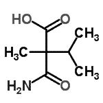 CAS 登录号：794586-55-3， 2-氨基甲酰-2,3-二甲基丁酸