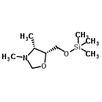 CAS#: 795313-00-7, (4R,5R)-3,4-Dimethyl-5-{[(trimethylsilyl)oxy]methyl}-1,3-oxazolidine