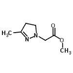 CAS#: 79559-10-7, Methyl (3-methyl-4,5-dihydro-1H-pyrazol-1-yl)acetate