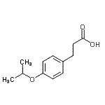 CAS#: 79669-11-7, 3-(4-Isopropoxyphenyl)propanoic acid