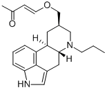 CAS 登录号：79675-58-4， 4-(((8-beta)-6-丙基麦角灵-8-基)甲氧基)-3-丁烯-2-酮