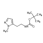 CAS#: 796845-51-7, 2-Methyl-2-propanyl [2-(1-methyl-1H-pyrazol-5-yl)ethyl]carbamate