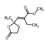 CAS#: 796866-50-7, Methyl (2E)-2-{[(2R)-2-methyl-5-oxotetrahydro-2-furanyl]methylene}butanoate